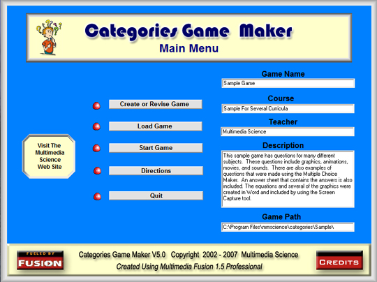 Multimedia Science - Hangman Game Maker & Player - Tool For